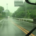大雨の九州路
