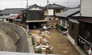 中津交差点付近住宅